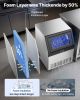 Commercial Ice Maker Machine with Pump, 360 lbs/24h with 85 lbs Storage Capacity, Built-in/Freestanding/Under Counter
